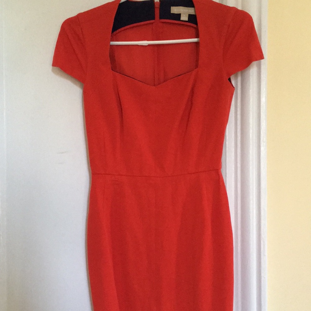 Bright red Banana Republic Sheath dress